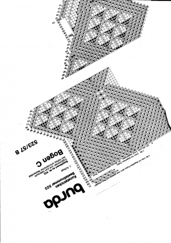 Кружева спицами. Журнал Burda.