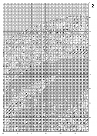 Вышивка крестом. Монохром. Схемы.