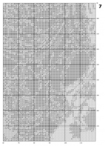 Вышивка крестом. Монохром. Схемы.