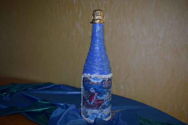 Мои новогодние бутылочки