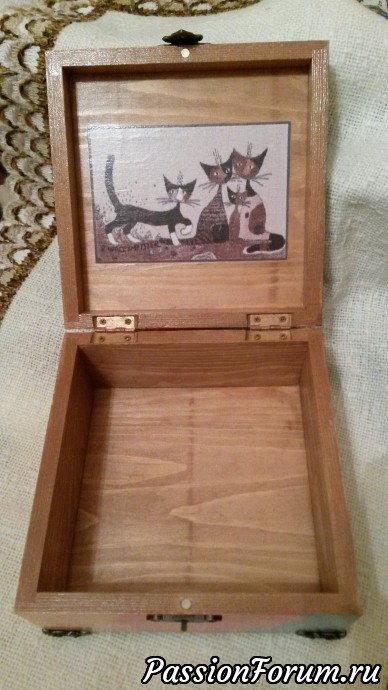 Шкатулка "Кошки" 7 Шкатулка "Кошки" 7