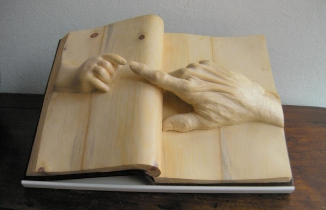 Деревянные скульптуры итальянского скульптора-Нино Орланди.