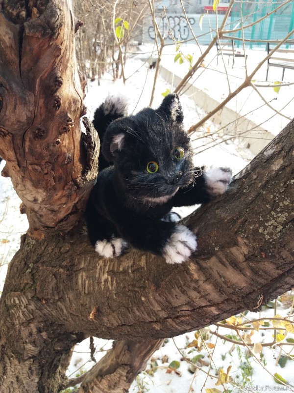 Котёнок Дымка или моя первая игрушка в реалистичном стиле
