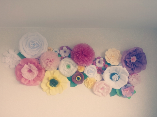 Мои бумажные цветы.