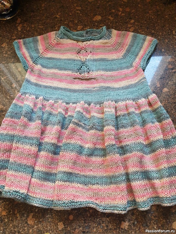 Платье для внучки, 2 года