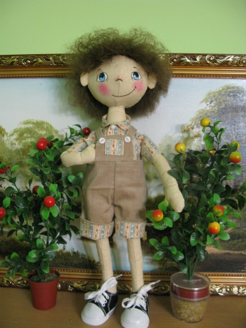 Мои первые текстильные куклы , Андрюшка