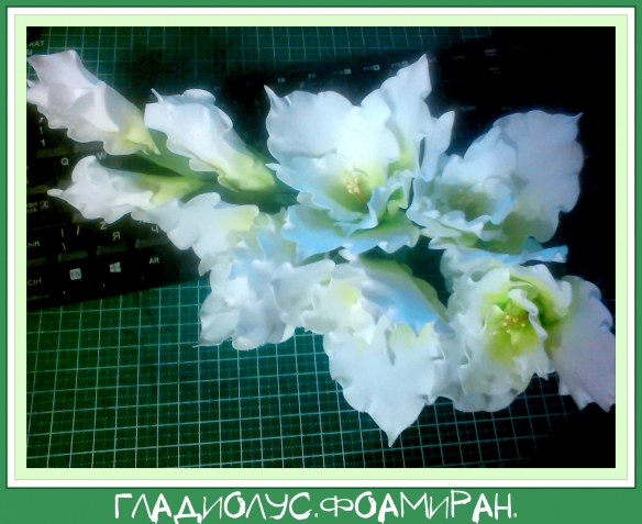 Гладиолус.Фоамиран.
