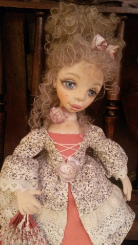 Инфанта. Новая текстильная кукла.