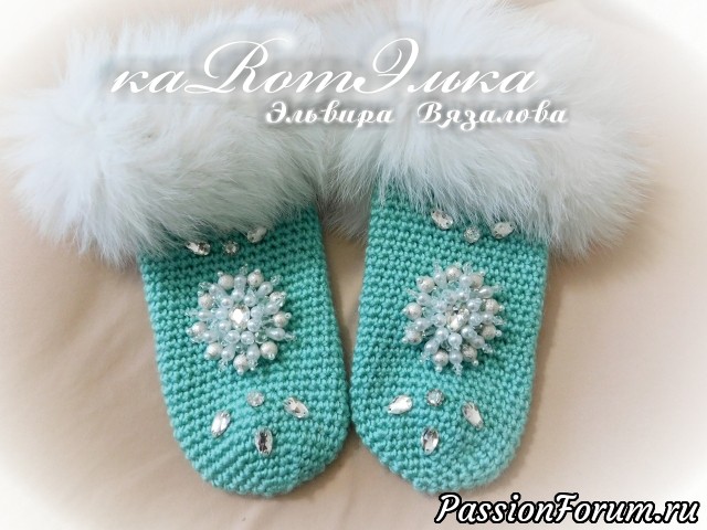 И снова по королевски от мастерицы Эльвиры Вязаловой.