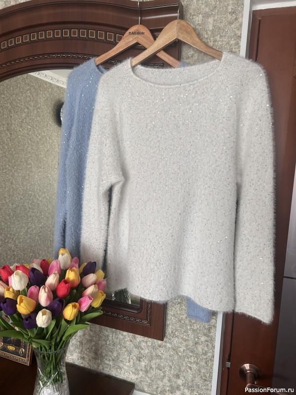 Вязаные свитшоты ручной работы