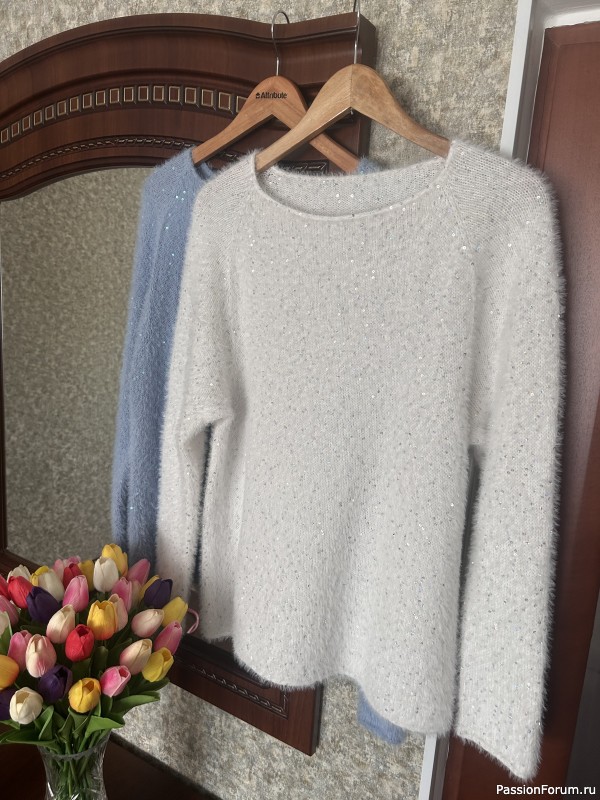 Вязаные свитшоты ручной работы