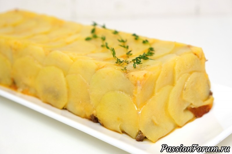 Шикарная картофельная запеканка с фаршем
