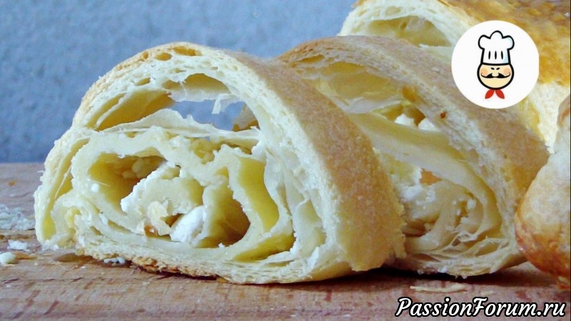 Рулет с брынзой