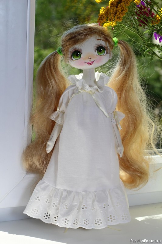 Текстильная куколка Настюша