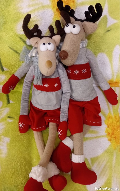 Новогодние интерьерные игрушки.