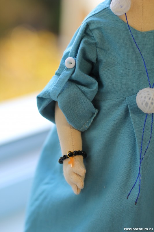 Текстильная куколка Евгеша