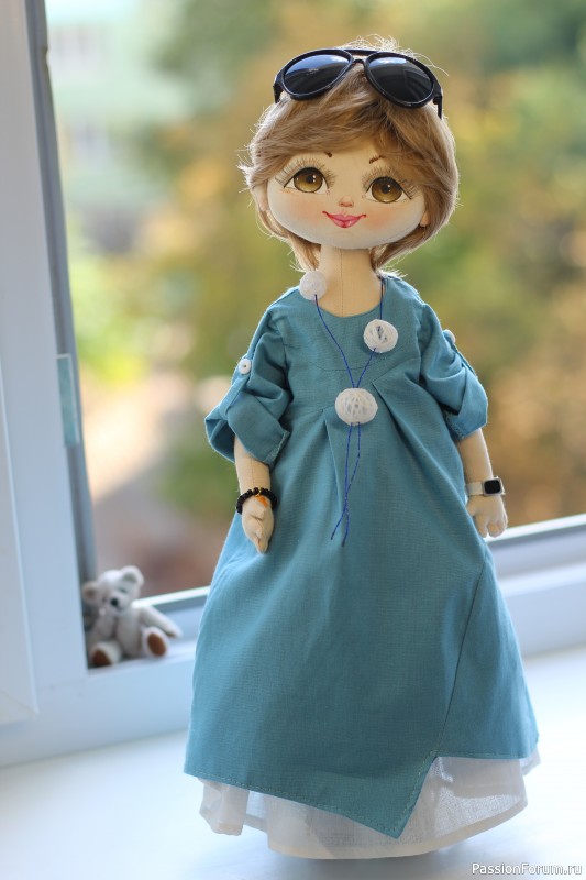 Текстильная куколка Евгеша