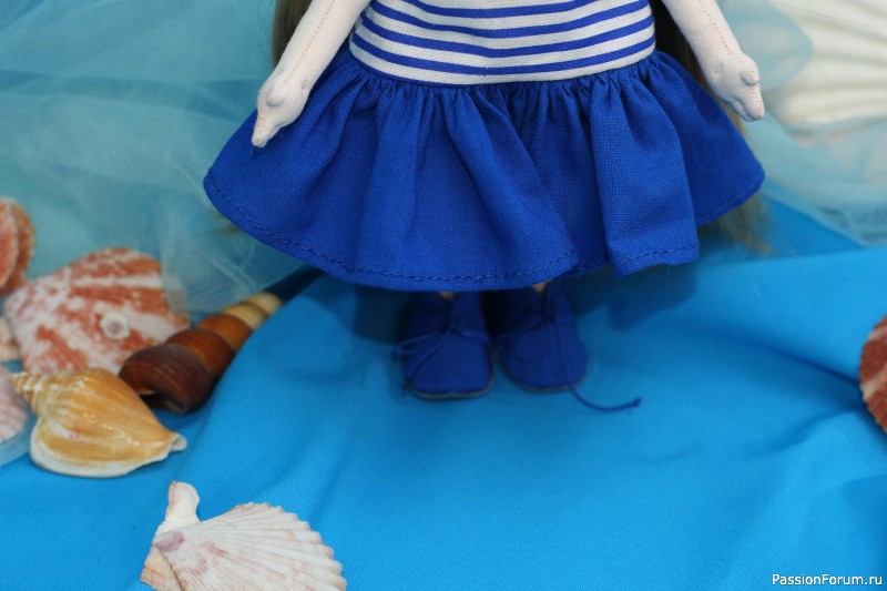 Текстильная куколка Ксюша.