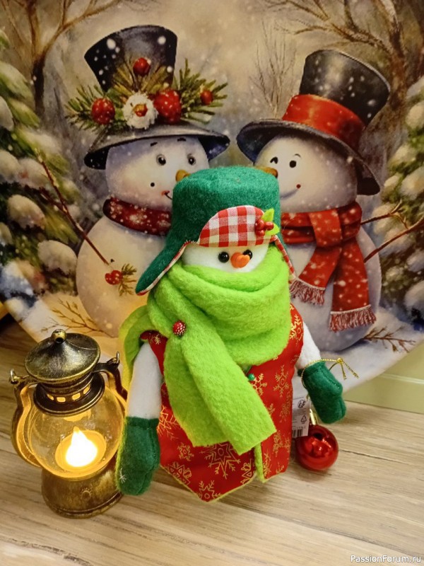 Новогодние интерьерные игрушки.