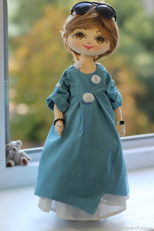 Текстильная куколка Евгеша