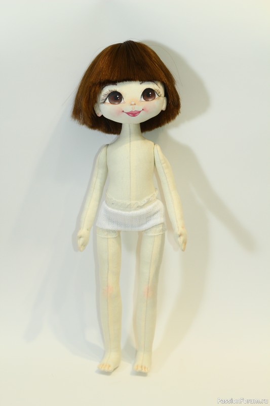 Текстильная куколка Сонечка.
