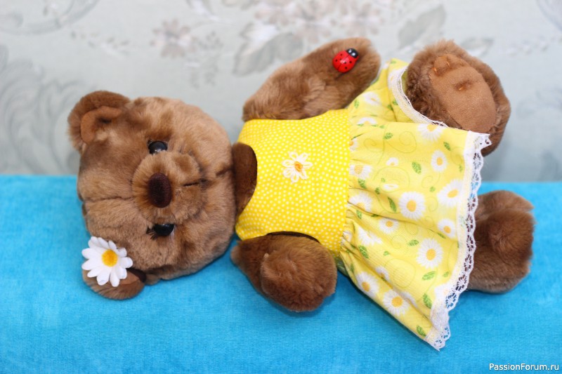 Игрушки из меха.