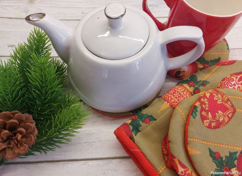 Новогодний кухонный текстиль