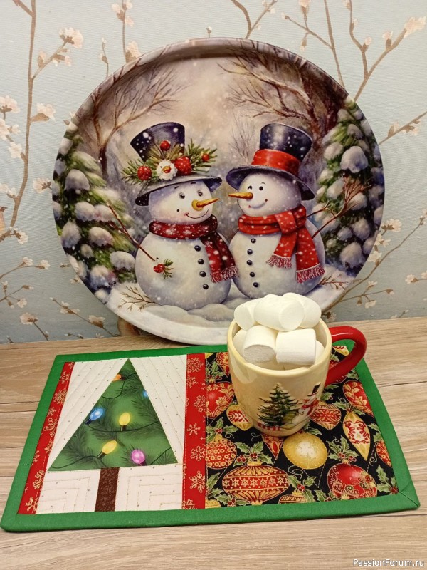 Новогодний кухонный текстиль