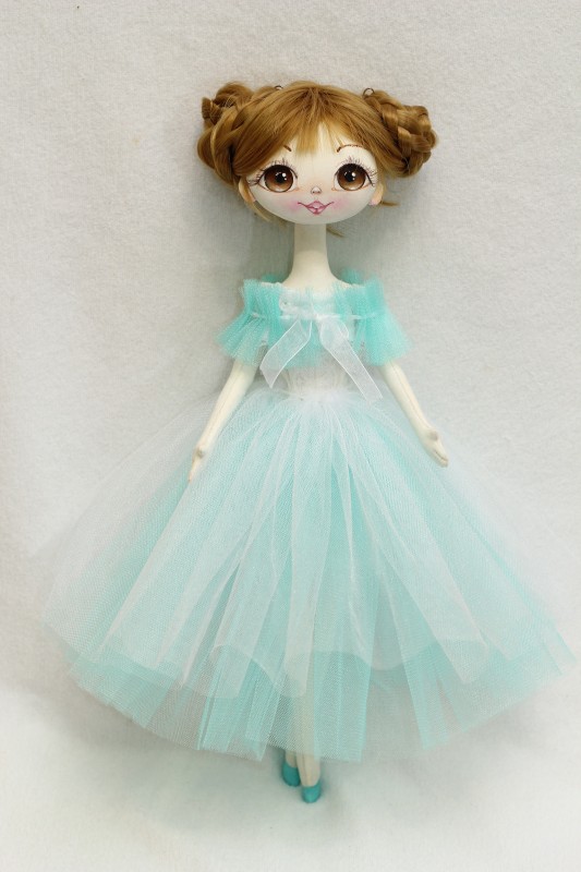 Текстильная кукла Лилия. Балеринка.