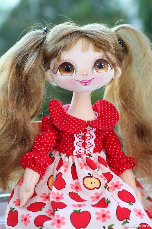 Текстильная куколка Лорочка- Принцесса кухни.