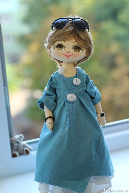 Текстильная куколка Евгеша