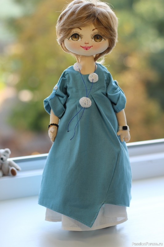 Текстильная куколка Евгеша