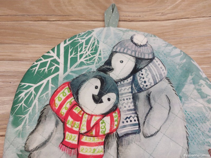 Новогодний кухонный текстиль