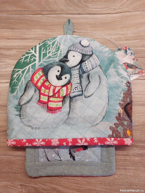 Новогодний кухонный текстиль