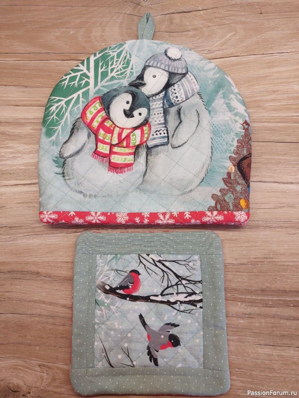 Новогодний кухонный текстиль