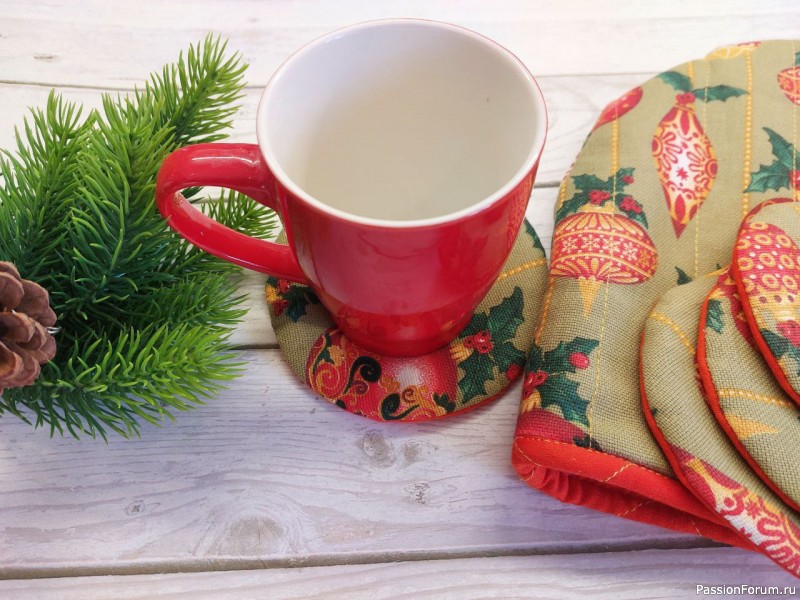 Новогодний кухонный текстиль