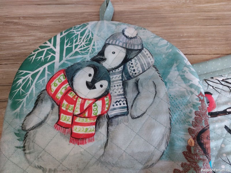 Новогодний кухонный текстиль