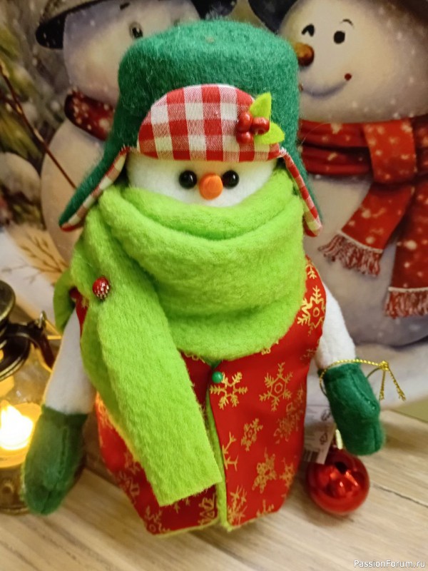 Новогодние интерьерные игрушки.