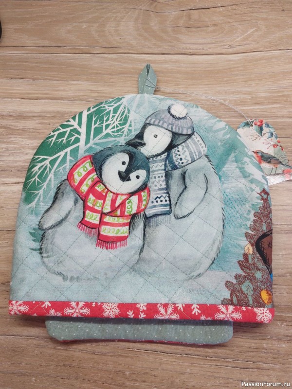 Новогодний кухонный текстиль