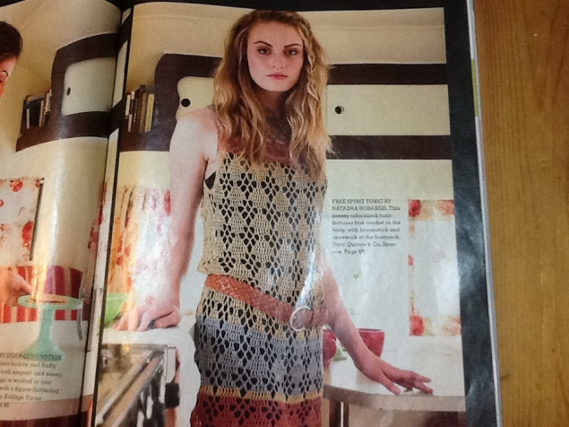 Платье -туника крючком из журнала Crochet summer 2014