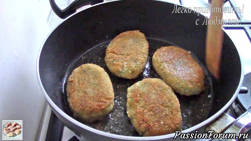 Постные (вегетарианские) капустные котлеты
