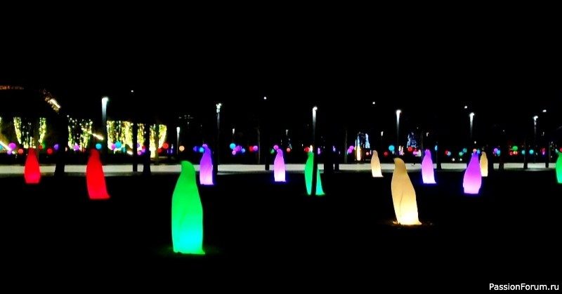 Новогоднее убранство парка