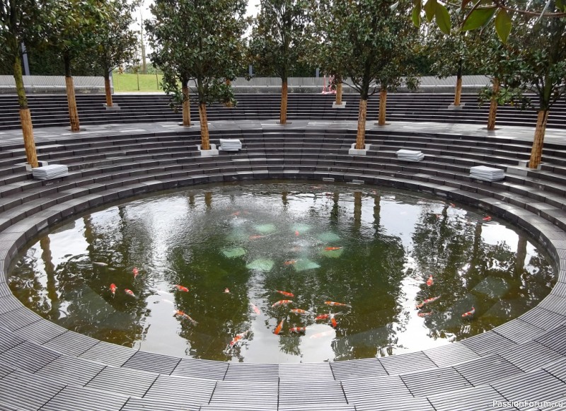 Парковые фонтаны.