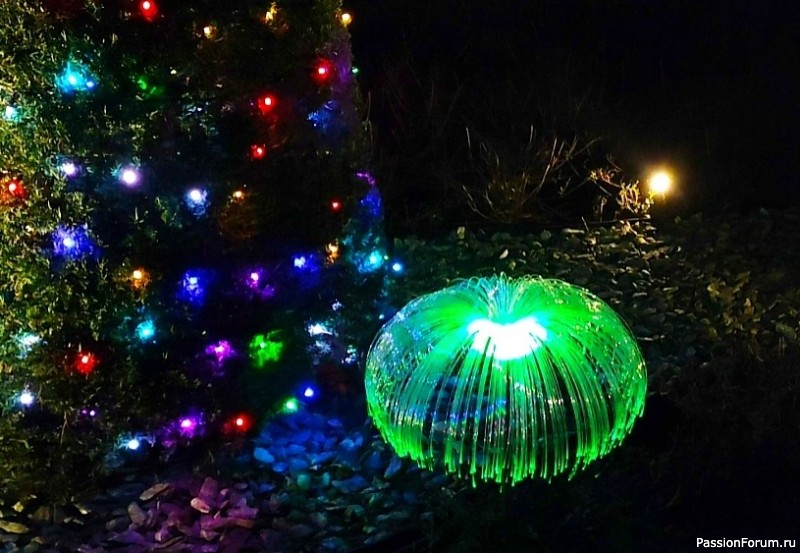 Новогоднее убранство парка