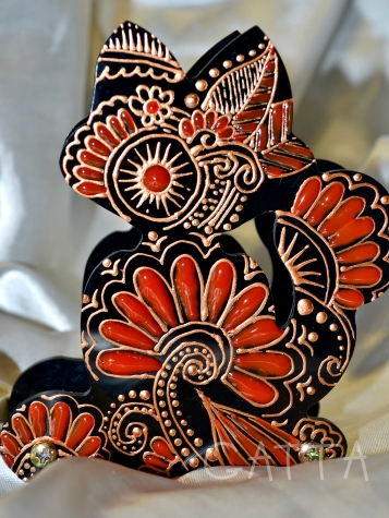 Кошки в стиле &quot;мехенди&quot;.