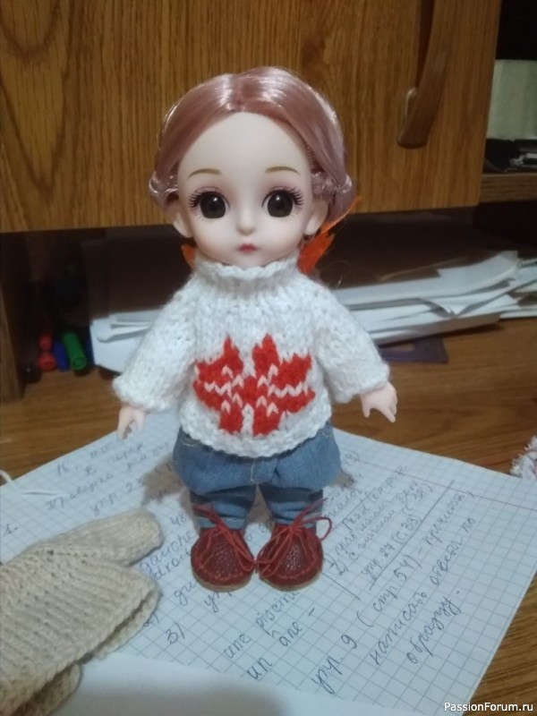 Одёжки для куклы Алисы (баболики, 16 см)