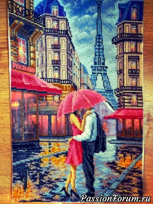 Картина "Двое в Париже"