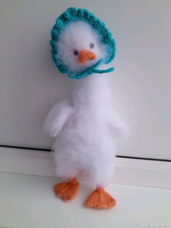 Новогодний гусик крючком