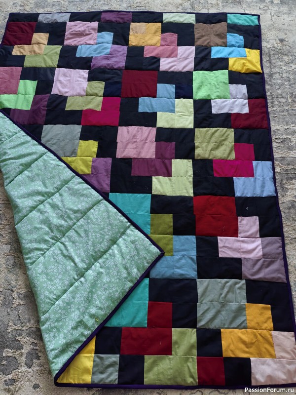 Одеяло из квадратов