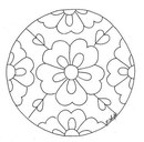 Мандала или круглые шаблоны для росписи